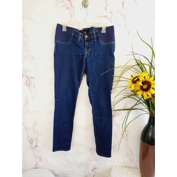 J Brand Mama J Super Skinny Maternity Jeans - /Navy - 29M - Picture 5 of 8